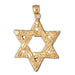 14K GOLD JEWISH CHARM - STAR OF DAVID Jewelry - Mitzvahland.com All your Judaica Needs!