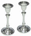 Candle Stick Silver Plated Candlestick Holders - Mitzvahland.com All your Judaica Needs!