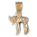 14K Gold Chai Life Charm Jewelry - Mitzvahland.com All your Judaica Needs!