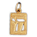 14K GOLD JEWISH CHARM - CHAI Jewelry - Mitzvahland.com All your Judaica Needs!