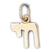 14K Gold Classic Jewish Chai Charm Jewelry - Mitzvahland.com All your Judaica Needs!