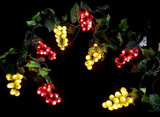 Grape String Lights Sukkah Decorations - Mitzvahland.com All your Judaica Needs!