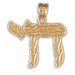 14K Gold Jewish Hebrew "Life" Chai Pendant Jewelry - Mitzvahland.com All your Judaica Needs!