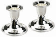 Candle Stick Silver Plated Candlestick Holders - Mitzvahland.com All your Judaica Needs!