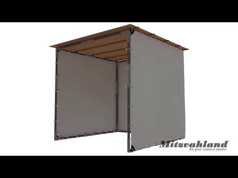 Sukkah Kits 15 x 15 Easy Compact Sukah - Certified Kosher