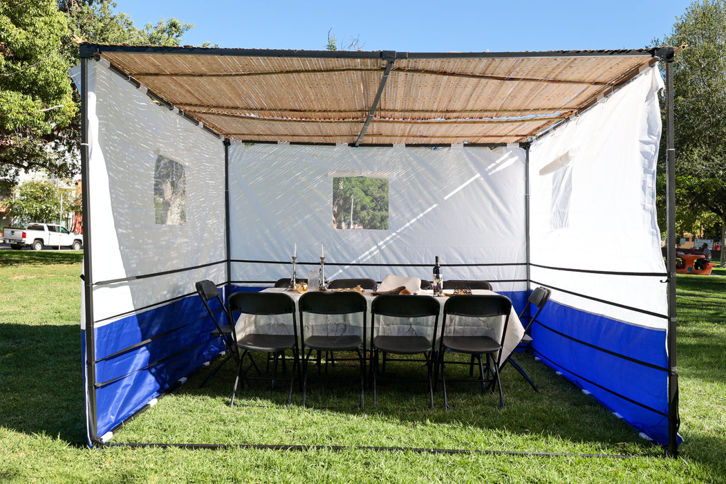 XL Adjustable Sukkah Kit - 100 Sizes in 1 Kit! - Certified Kosher  up to 10x20