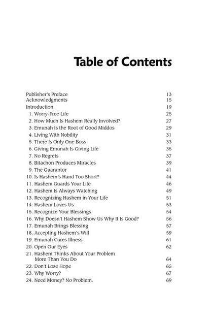 Living Emunah Volume 1